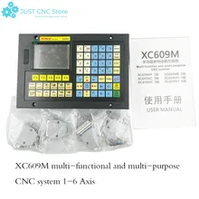 CNC milling System 1-6 Axis offline controller XC609M Breakout Board Engraving Machine Control Combined hmi touch screen