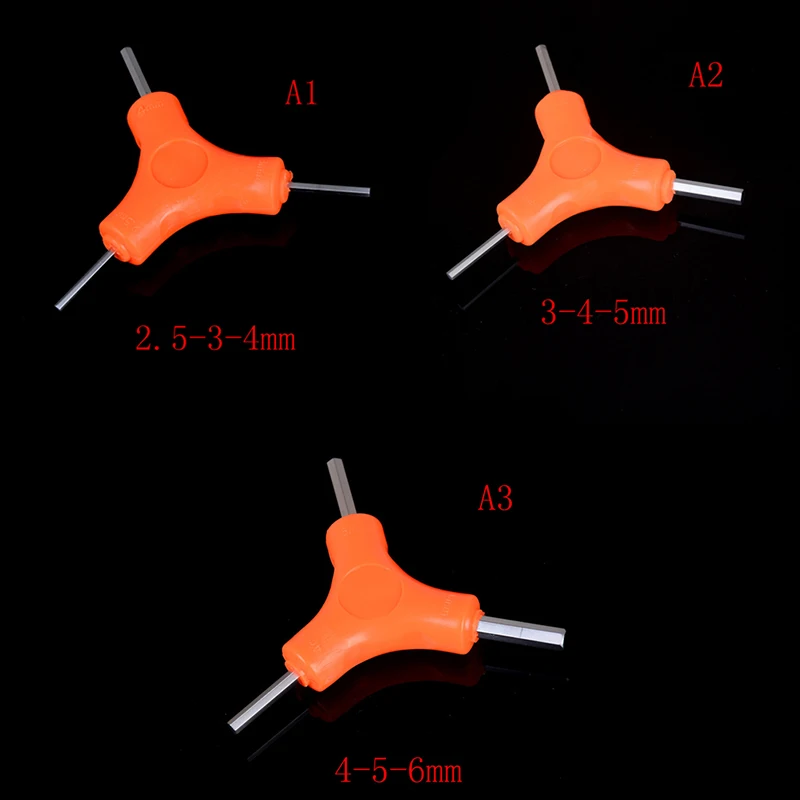 3 способа шестигранный ключ гаечный набор инструментов для ремонта велосипеда тройничного Аллен keytriangle Шестигранная Велоспорт Горный велосипед MTB инструмент для ремонта