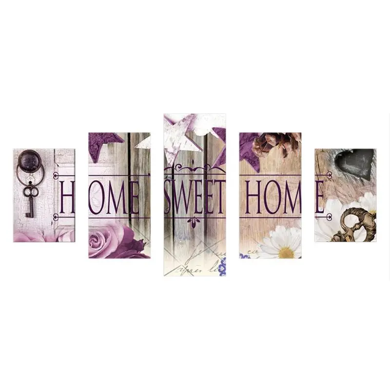 

Home Sweet Home DIY 5D Full Drill Diamond Painting Embroidery Cross Stitch Kit Rhinestone Mosaic Room Home Decor Craft