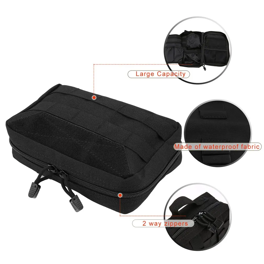 

Outdoor Portable Medical Travel Bag Multifunctional Waist Pack Tactical Case Emergency Survival bag for Camping Climbing