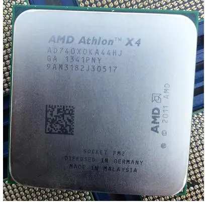 AMD Athlon X4 740x4 740-AD740XOKA44HJ cpu Quad-Core FM2 Quad-Core 3,2 ГГц/65 Вт(Рабочая