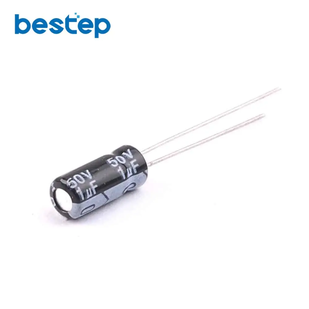 200PCS 1uF 50V Electrolytic Capacitor 5*11MM