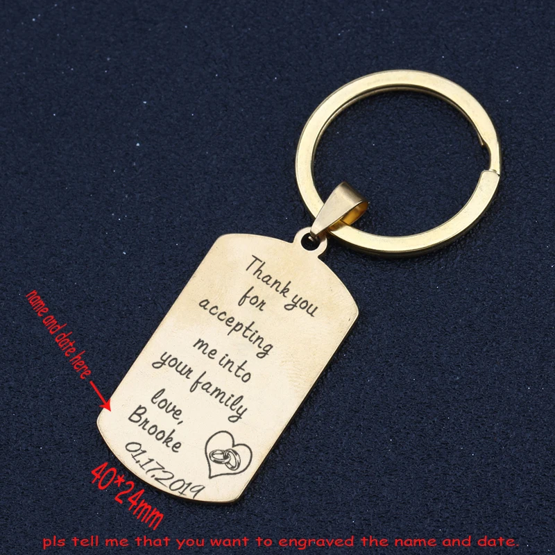 father of the bride keyring