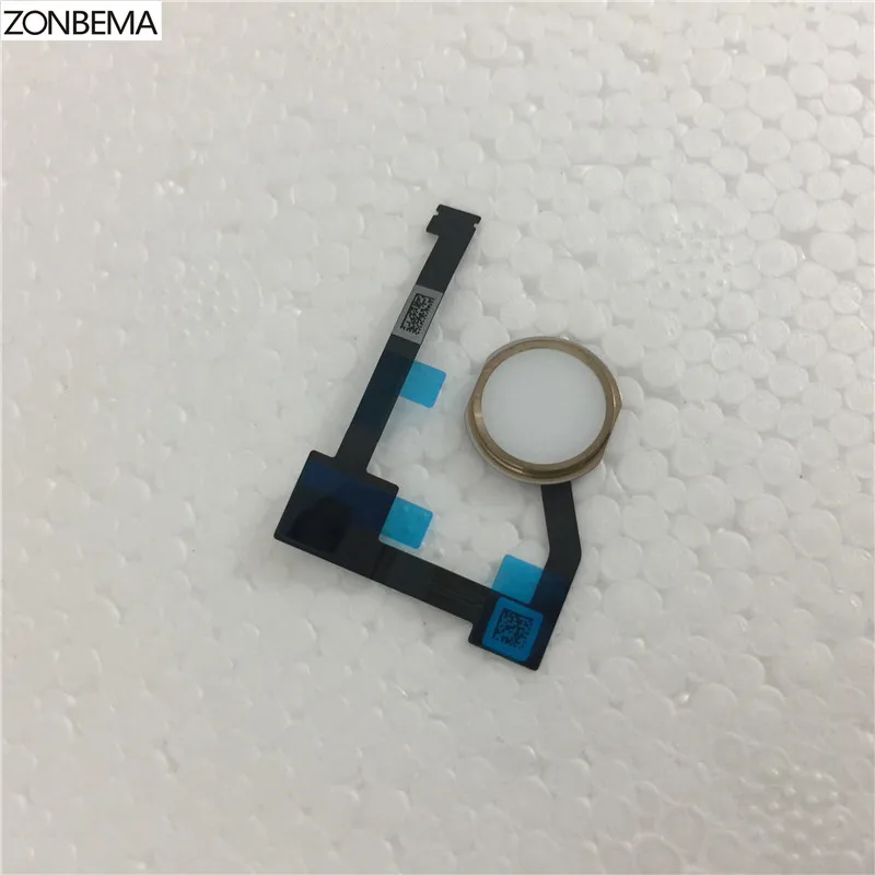 ZONBEMA Главная Кнопка с гибким кабелем лента в сборе + резина для iPad Air 2 Air2 6 A1567 A1566