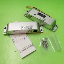 Высококачественный DC 12V Fail безопасный Электрический откидной Болт замок для двери контроля доступа Замок безопасности двери врезной электрозамок