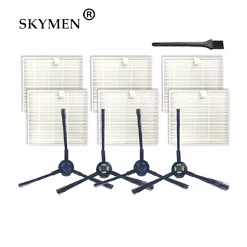 

acuum Cleaner Replacements Filters Side Brush Dust Cloth Kits For ILIFE V8s Robot
