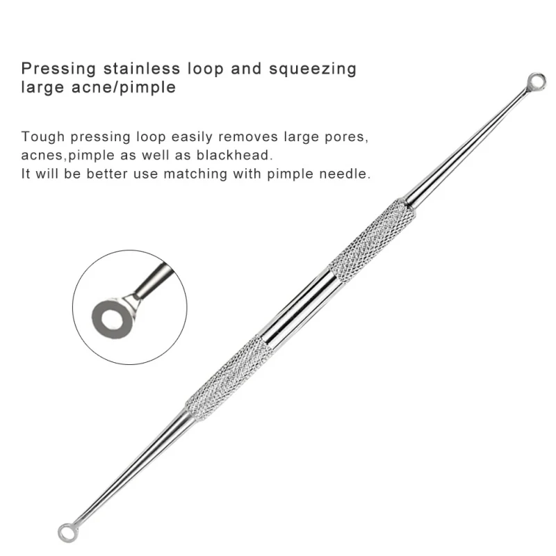 Blackhead Extractor Tool Acupuncture Needles Five Sets Stainless Steel Acne Needle Set Easy to Use Nursing tools with Package Blackhead Extractor Tool Acupuncture Needles Five Sets Stainless Steel Acne Needle Set Easy to Use Nursing tools with Package