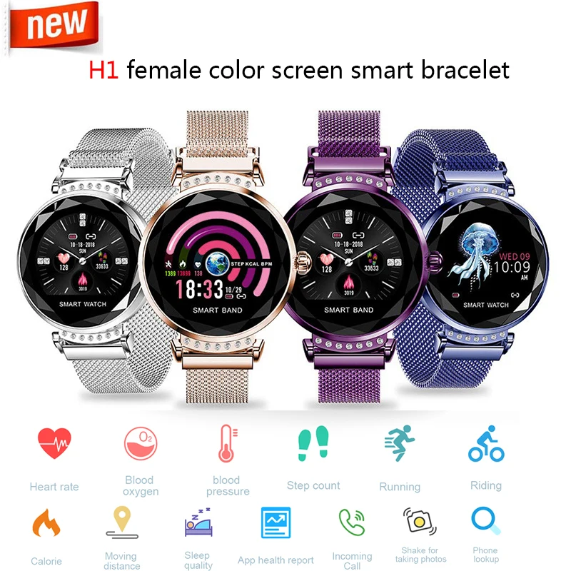 

Smart Watch Women Smart Bracelet Band Heart Rate Monitor Fitness Tracker Smartwatch Sport fitness bracelet For Android IOS Clock