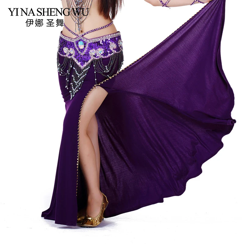 2018 New Belly Dance Skirts Lady Indian Dress Sexy Women Belly dancing Gypsy Skirt Belly Dance Professional Performance Skirt