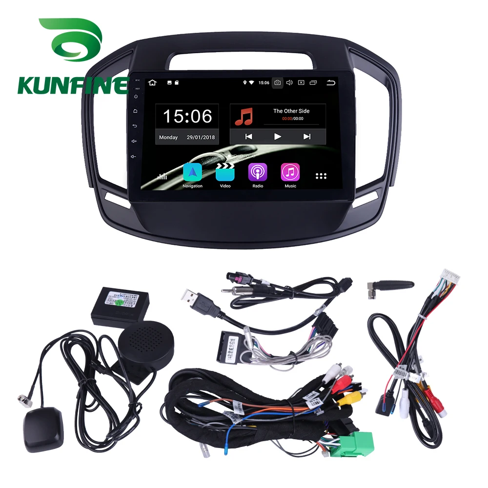 Discount Android 9.0 Ram 4G Rom 64G PX6 Cortex A72 Car DVD GPS Multimedia Player Car Stereo For Buick Regal 2014 2015 2016 2017Radio 2