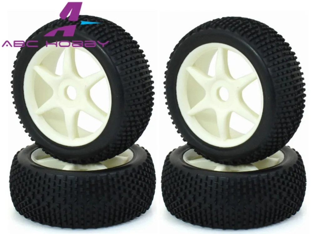18 RC Buggy Off Road RC Car 4Pcs Tyre Tires&Wheel Rim 17mm For HPI