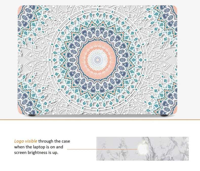 

Fashion Marble Pattern Protective Hard Shell Case Keyboard Cover Skin Set For 11 12 13 15"Apple Macbook Air Pro Retina Touch Bar
