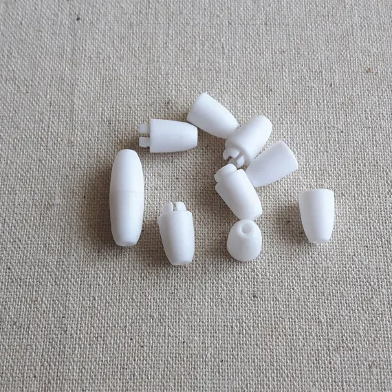 50pcs Necklace Clasps White Break Away Safety Clasp for Necklaces and Bracelets Handmade Jewelry