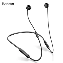 Baseus S11A Bluetooth наушники, беспроводные наушники, гарнитура, шейные спортивные наушники, auriculares для iPhone, Xiaomi, наушники с микрофоном