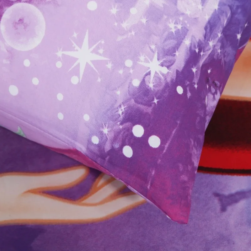 Набор пододеяльников для девочек с рисунком Русалочки Ариэль, принцессы, хлопок, постельное белье, односпальное постельное белье для украшения спальни