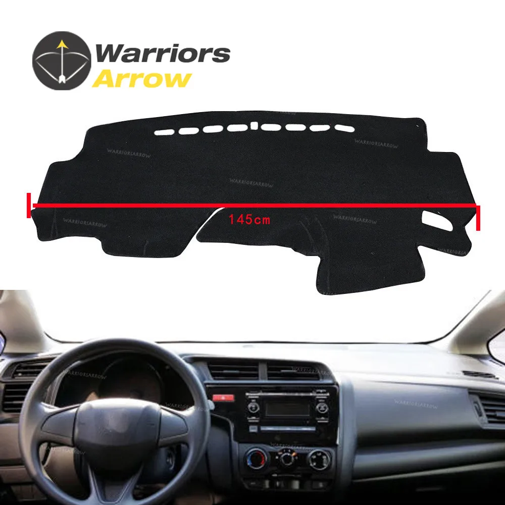 For Honda Fit Jazz 2014 2017 LHD Dashboard Cover Dashmat Dash Mat Pad Sun Shade Dash Board Cover