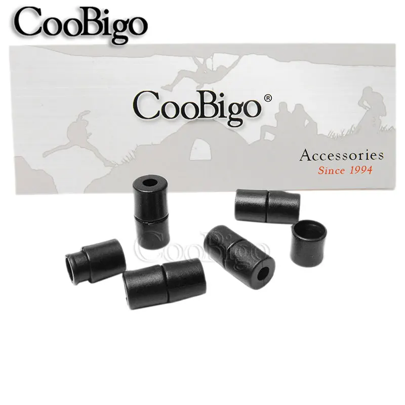 

1000pcs Paracord Safety Breakaway Pop Barrel Connectors Cord Lock Stopper Black Plastic For Paracord Ribbon Lanyards Rope Parts