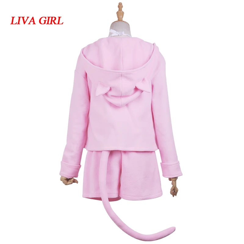 Liva girl новейший Re: Life in a different world of zero Косплей Rem Ram сексуальный костюм с кошачьими