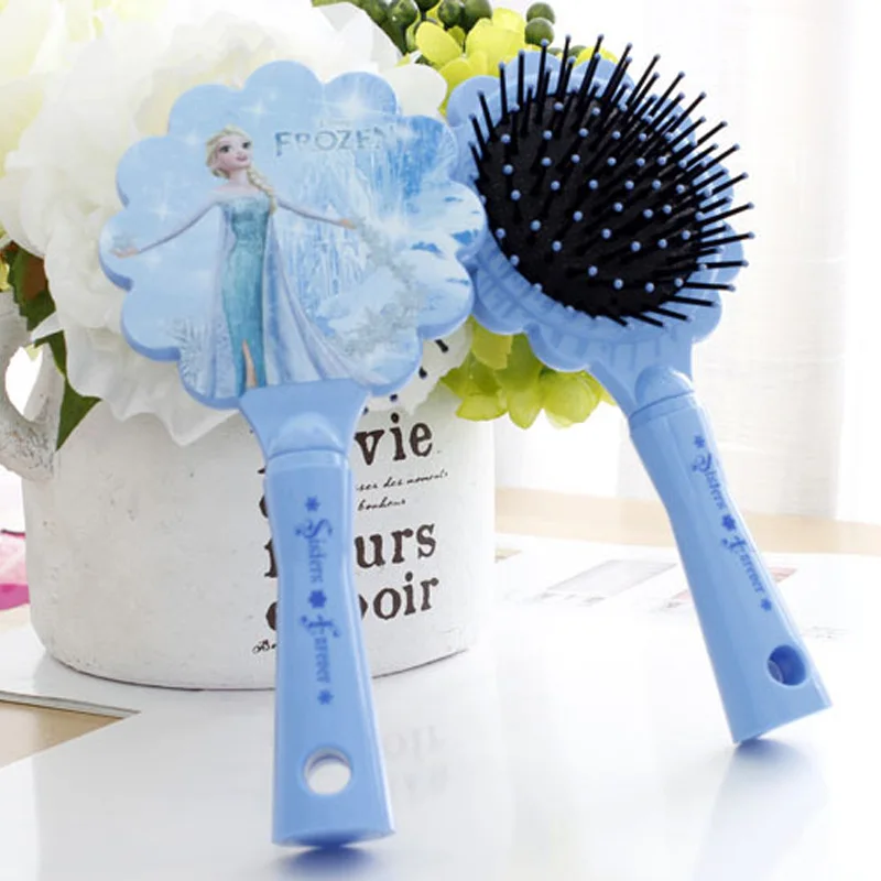 Disney Pretend Play Frozen Beauty Salons Toys Anti-static Air Cushion Hair Brush Styling Toys Massage Combs For Women Girls Hair Disney Pretend Play Frozen Beauty Salons Toys Anti-static Air Cushion Hair Brush Styling Toys Massage Combs For Women Girls Hair