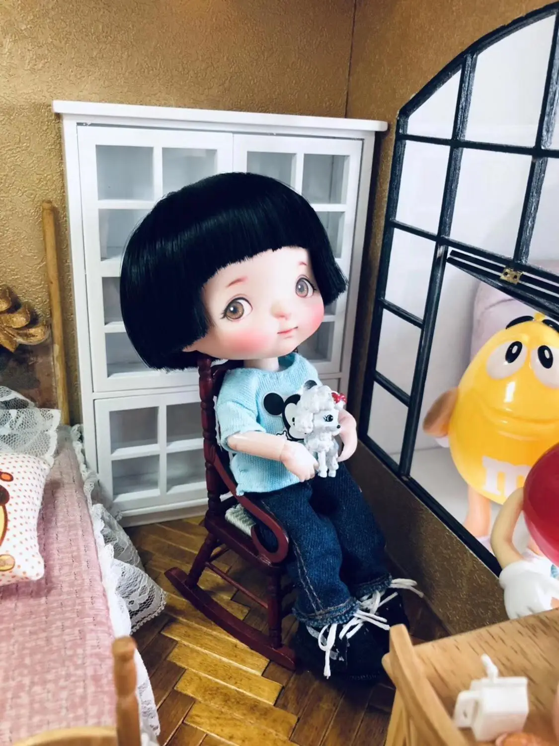 

Customized face for holal dolls ,16cm dolls like holal doll 2019-6