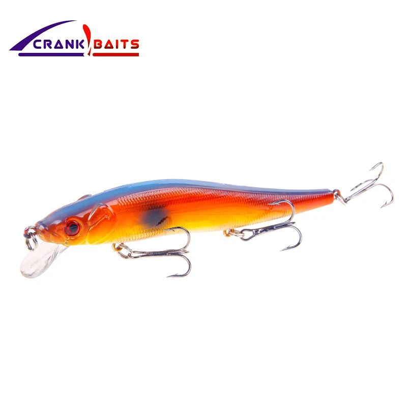Кривошипные приманки 1 шт. Рыболовная Приманка Minnow Crankbait 11 5 см 14 2 г жесткая
