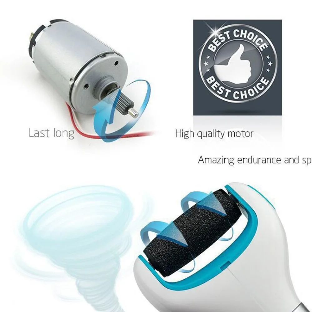 Removedor de callos recargable eléctrico/herramientas de pedicura para pies cuidado de la piel/eliminación de Epidermis muerta