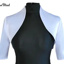 Королевский синий женский атласный Свадебный жакет осень три четверти рукава уникальный воротник Свадебный жакет-болеро