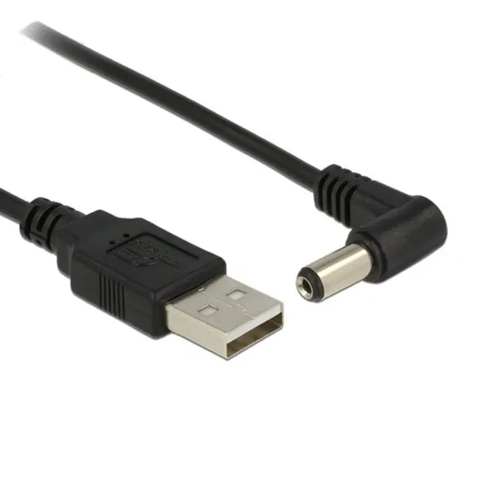 

CYDZ 100cm USB 2.0 A Type Male to Right Angled 90 Degree 5.5 x 2.1mm DC 5V Power Plug Barrel Connector Charge Cable