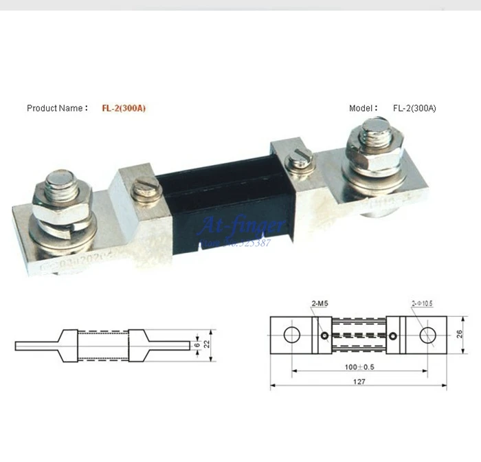 DC 300A/75mV Setpoint Shunt Resistor for 0-300A Digital Ammeter Gauge AMP Panel Meter shunt Current Tester | Инструменты