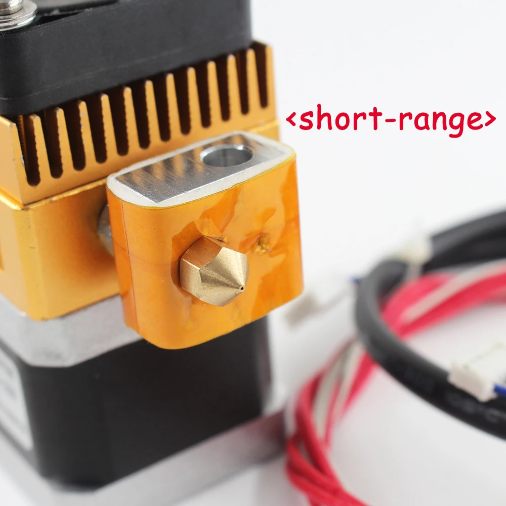 

3D Printer Head MK8 Extruder J-head Hotend Nozzle 0.4mm Feed Inlet Diameter 1.75 Filament Extra Nozzle +1 meter motor cable