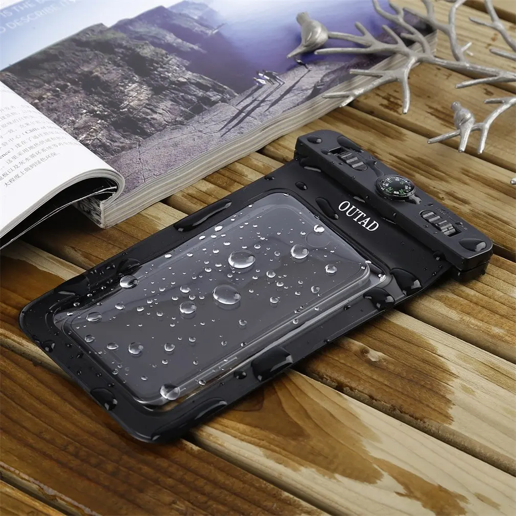 Environmental PVC Waterproof Protective Cover Case Bag Universal for 5.5 inch phone Outdoor Sports Swimming Diving