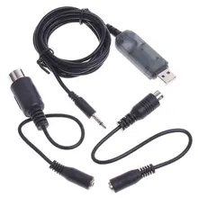 EBOYU(TM)-juego de cables FMS para Futaba JR Esky, simulador de vuelo USB Universal
