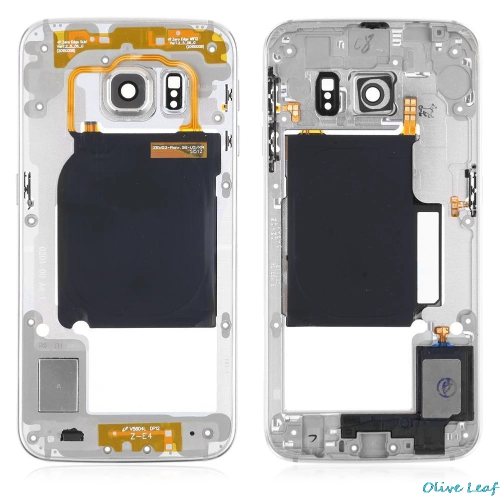 

100% Original Middle Chassis Back Middle Frame Rear Housing Cover For Samsung GALAXY S6 G920 G920F/ S6 edge G925 G925F