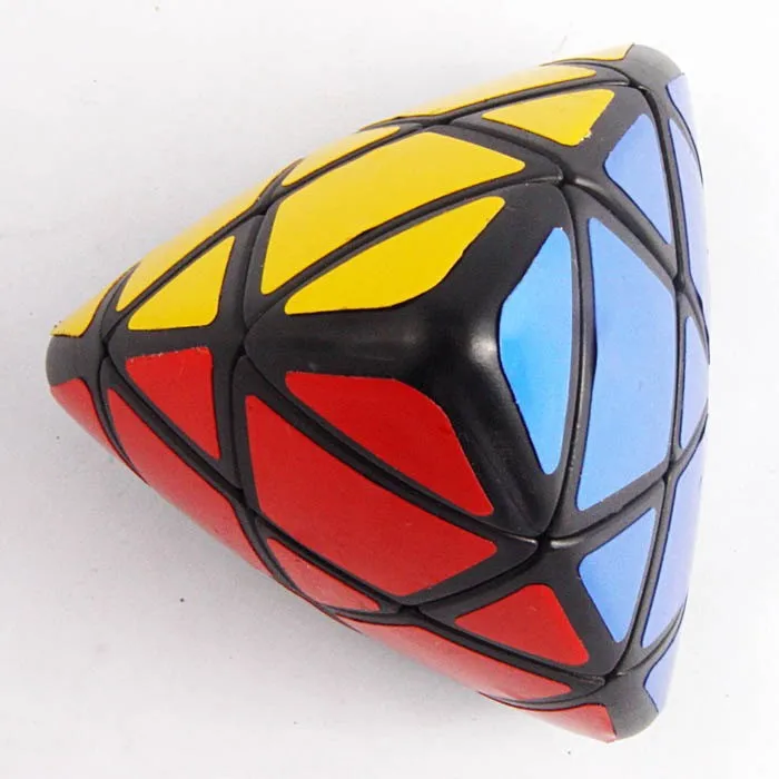

Lanlan Mastermorphix Magic Cube Puzzle Black And White With 4 Colors Stickers