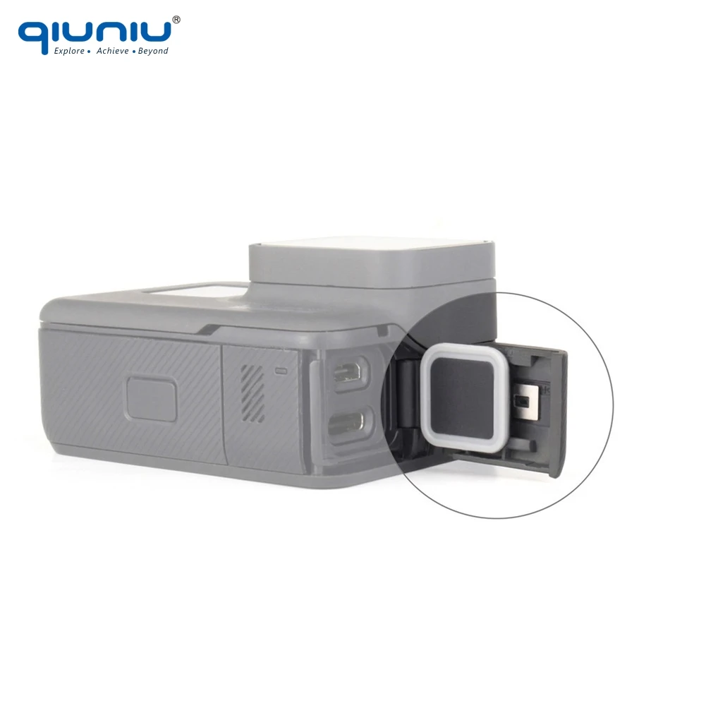 Запасная Боковая дверь QIUNIU для GoPro Hero 5 USB C HDMI порты защитная крышка ремонтная