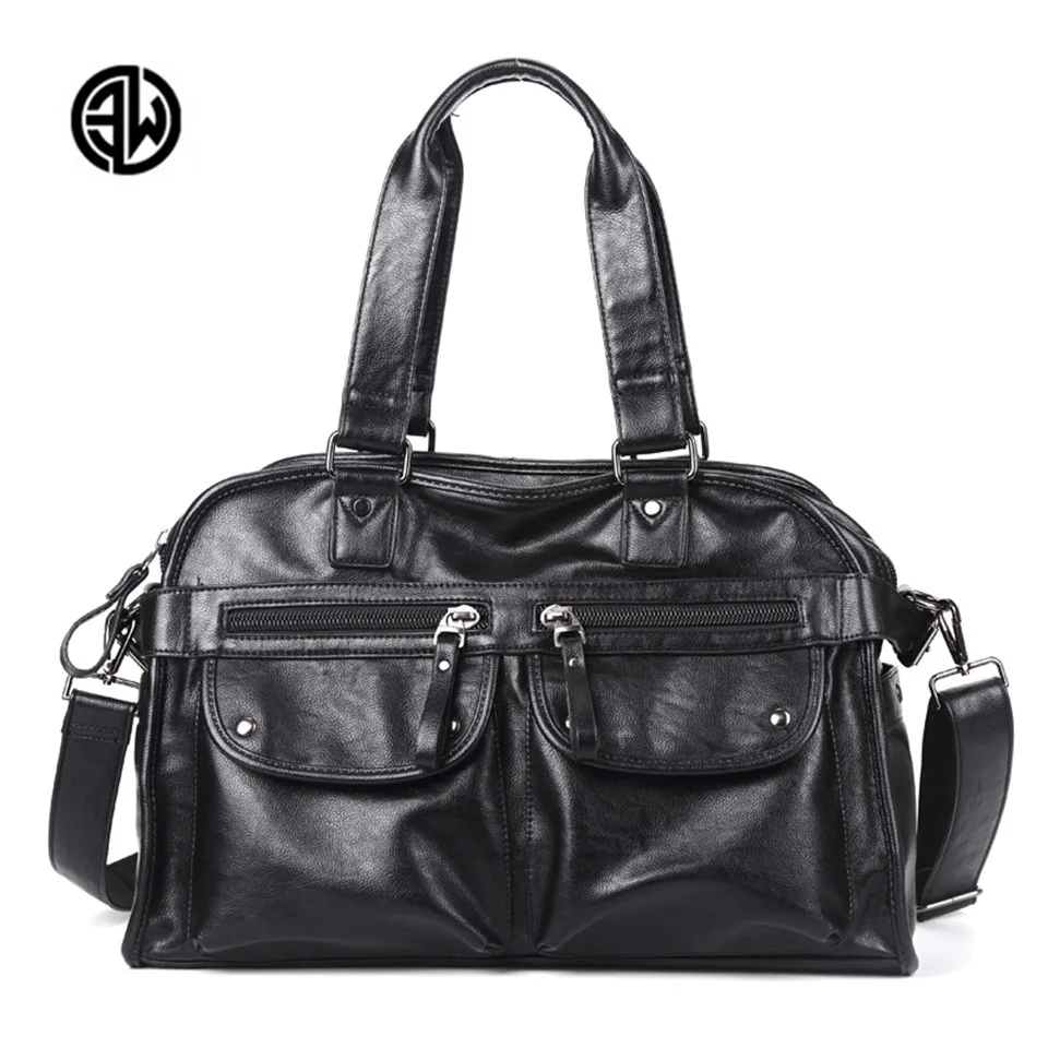 

ETONWEAG Multi Pocket Bag Weekend Excursion Hand Bag Design Bangalor Street Tide Male Bag Korean Style Business Travel Bag