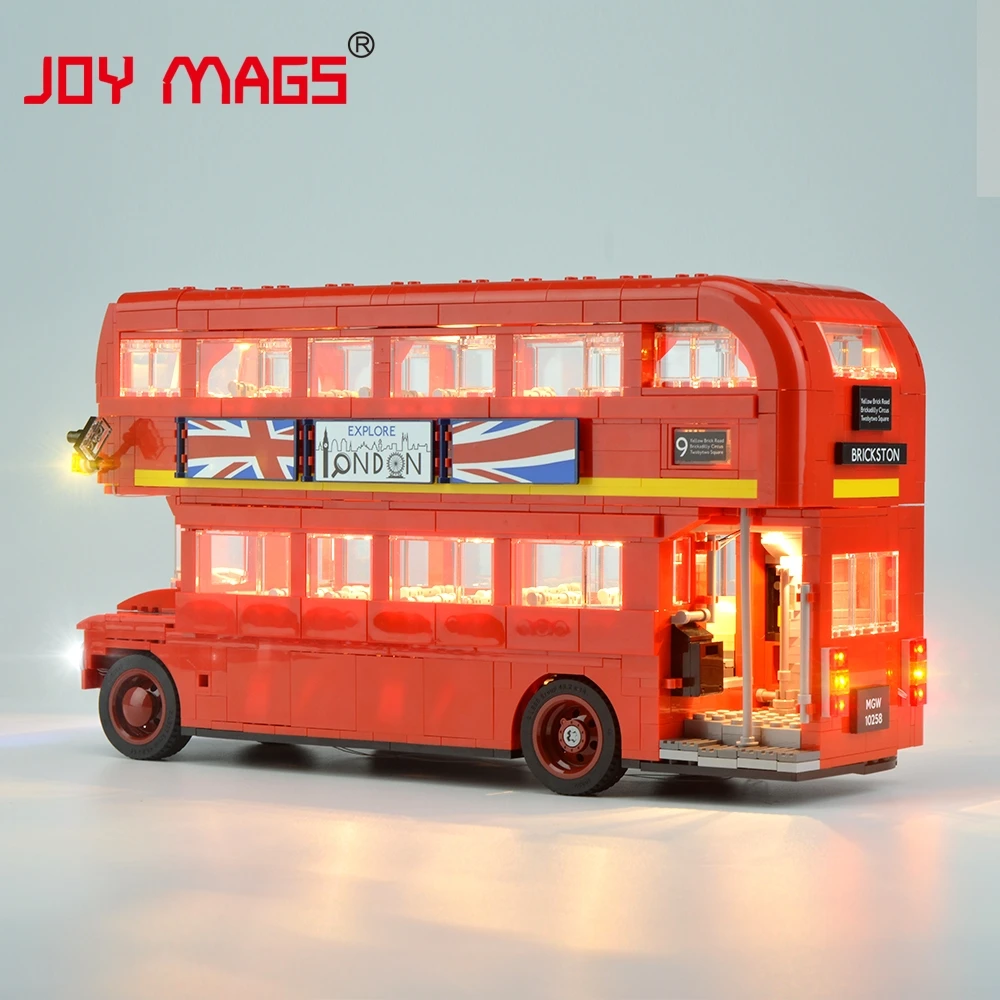 Комплект со светодиодсветильник кой JOY MAGS на 10258 год|Блочные конструкторы| |