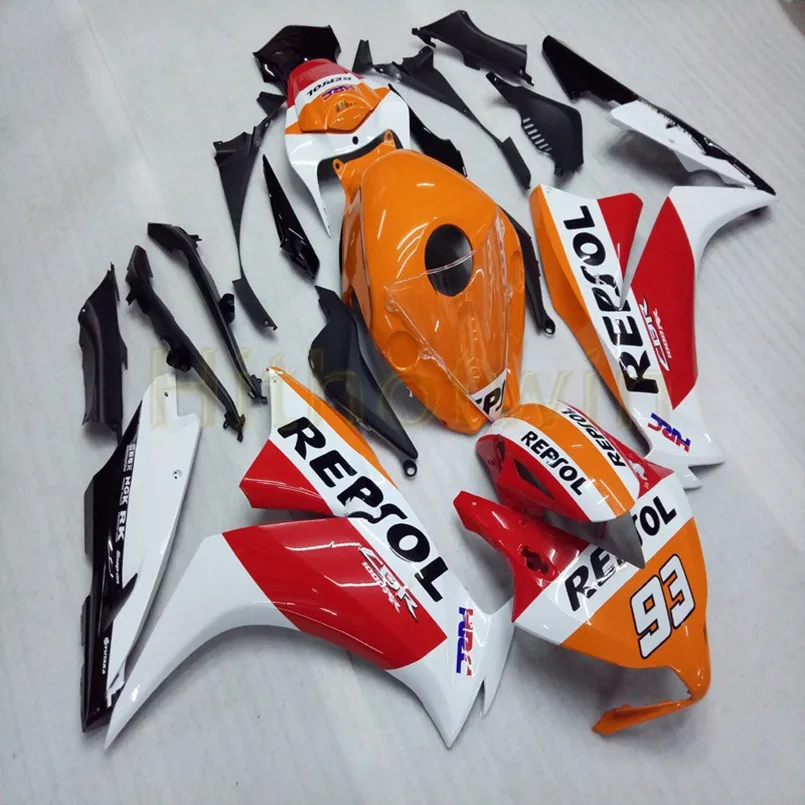 ABS обтекатель для HONDA CBR1000RR 2012 2013 мотоциклетные панели литья под давлением синий белый M2 - Цвет: C