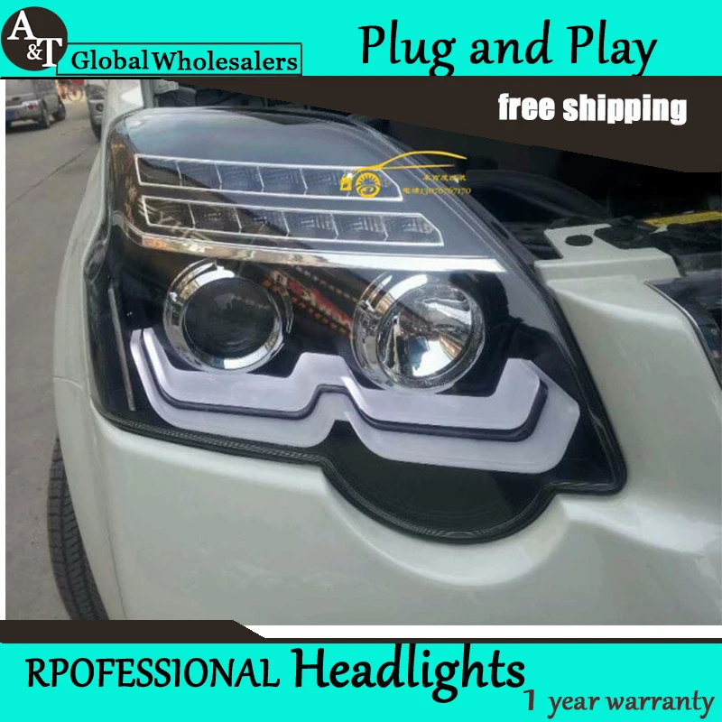 Auto Pro Car Styling For Nissan X Trail LED Headlight New Design LED DRL Lens Double
