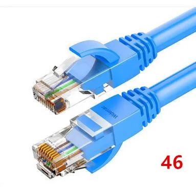 Niebieski Интернет Ethernet LAN CAT5e Sieci кабель до Komputera модем маршрутизатор Profesjonalne