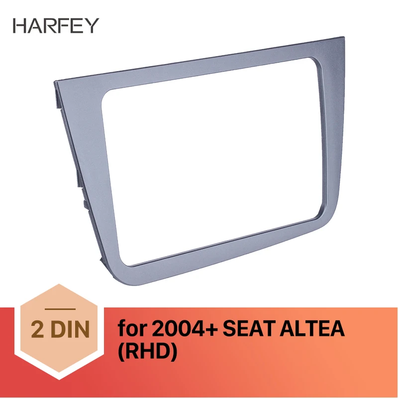 Harfey 220*130mm Car Radio Fascia For 2004+ SEAT ALTEA RHD Stereo Dashboard Auto Mount Frame Installation Panel Kit Trim | Автомобили и