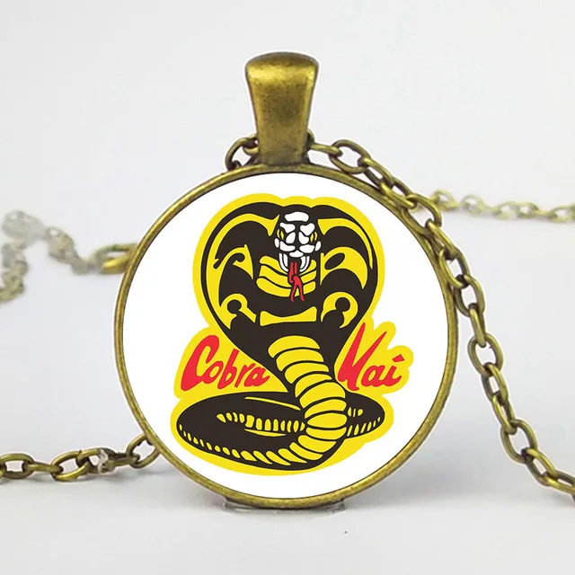 HOT 17style cobra keychain cobra kai time precious gem necklace jackie