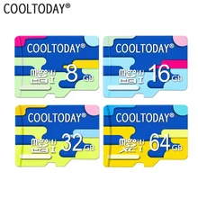 COOLTODAY Microsd 16GB UHS 1 Micro SD Card Class 10 Flash Card Real Capacity Memory Card