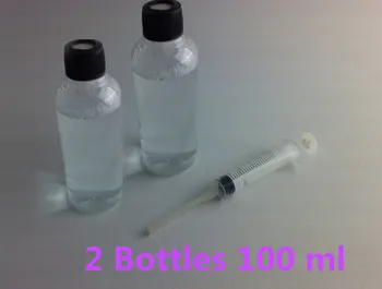 2ボトル100ミリリットル特殊クリーニング流体キット用プリントヘッドカートリッジクリーン液体、ユニバーサルcanon hpエプソンブラザー