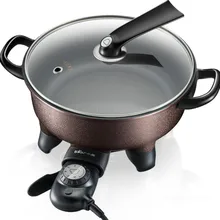 Электрический горячий горшок мини бытовой многофункциональный горшок для приготовления риса один горшок электрическая кастрюля вок вилка электрическая кастрюля вок интегрированная