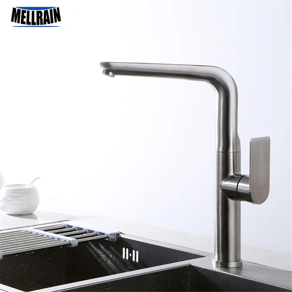 Bathroom and kitchen rotation basin faucet 304 stainless steel material kitchen sink faucet high quality mixer tap Bathroom and kitchen rotation basin faucet 304 stainless steel material kitchen sink faucet high quality mixer tap