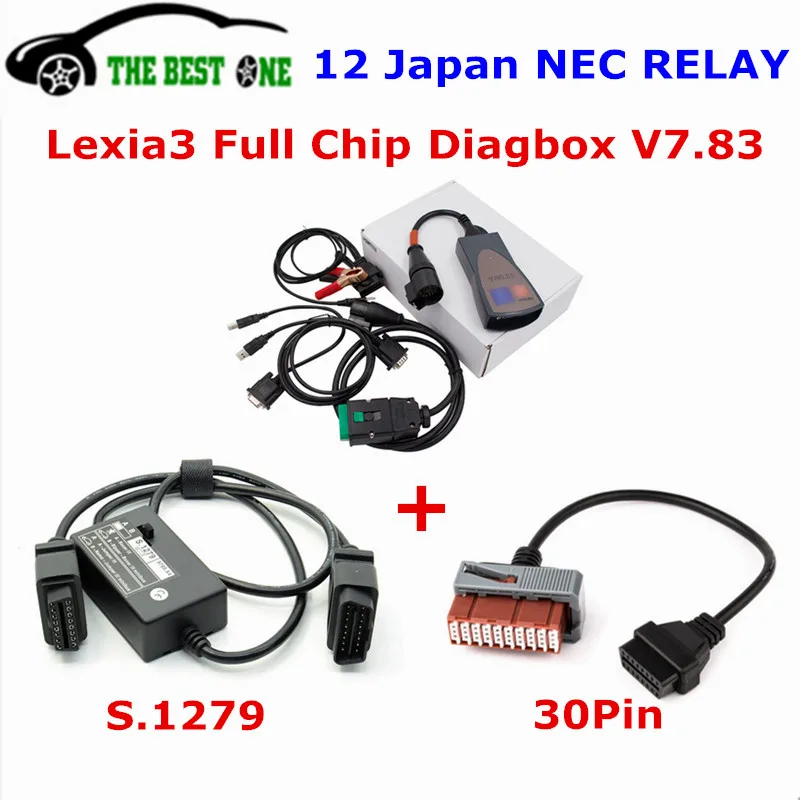 

DHL Lexia 3 Full Chip+S.1279 Module+30pin Lexia3 PP2000 Diagbox V7.83 Lexia-3 FW 921815C For Citroen/Peugeot/PSA Diagnostic Tool