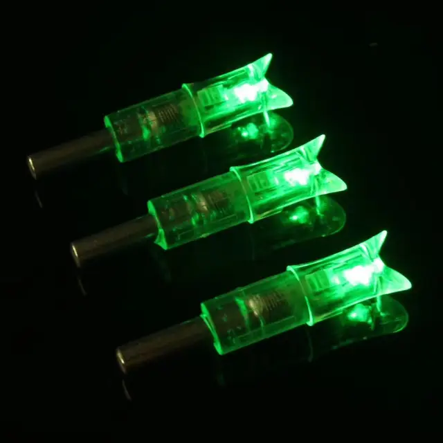  US $69.45 Archery Arrow Lighted Nocks Automatic Knocks Tail Inch Aluminum Carbon Shaft Crossbow