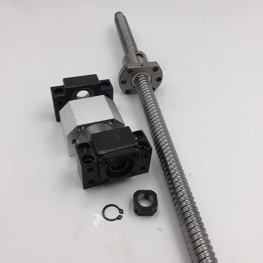 SFU2005 Ballscrew L 300mm Ball Screw RM2005 BK/BF15 Support Nut Bracket