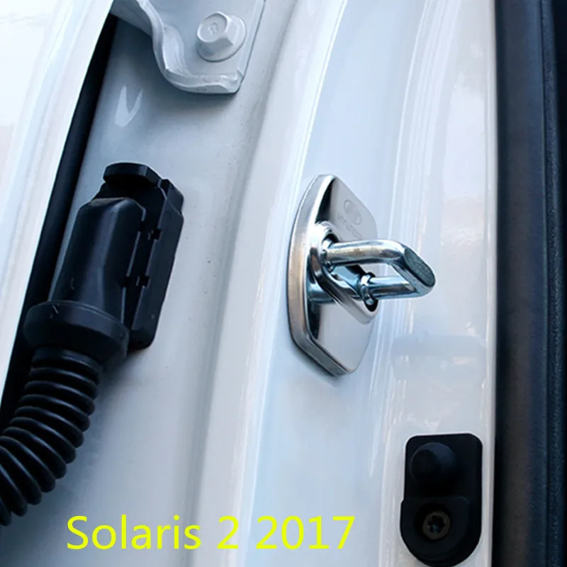 Car Door Lock Key Cover for Solaris 2 Latch Stop Anti Rust Water Proof